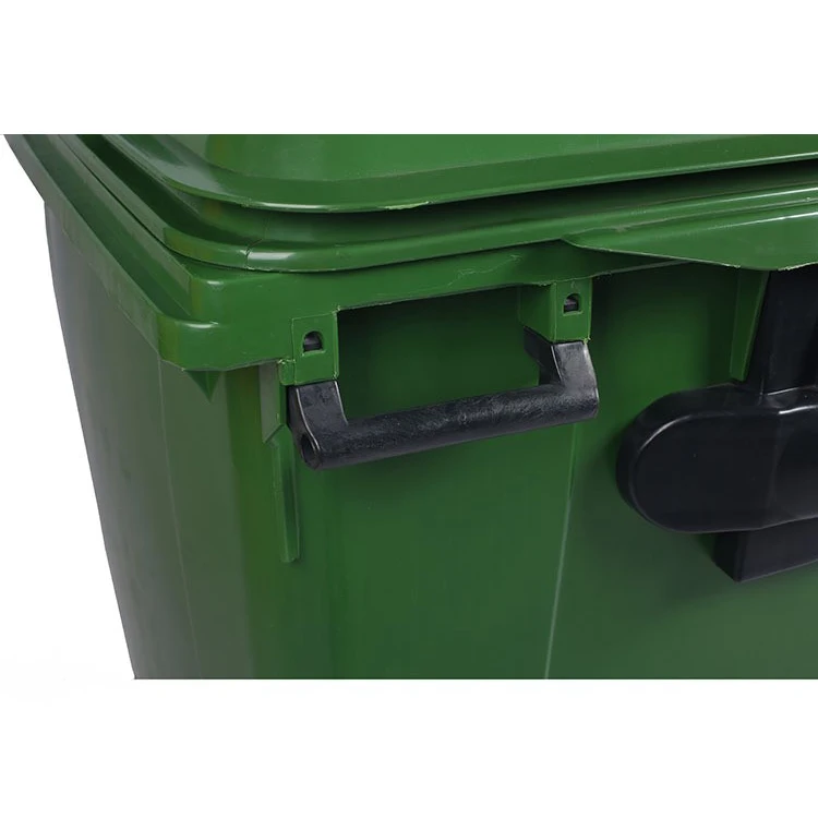Manufacturers Sales 1100 Liter Outdoor Plastic Trash Can Recycling Waste Bin Plastic Dustbin With Wheely