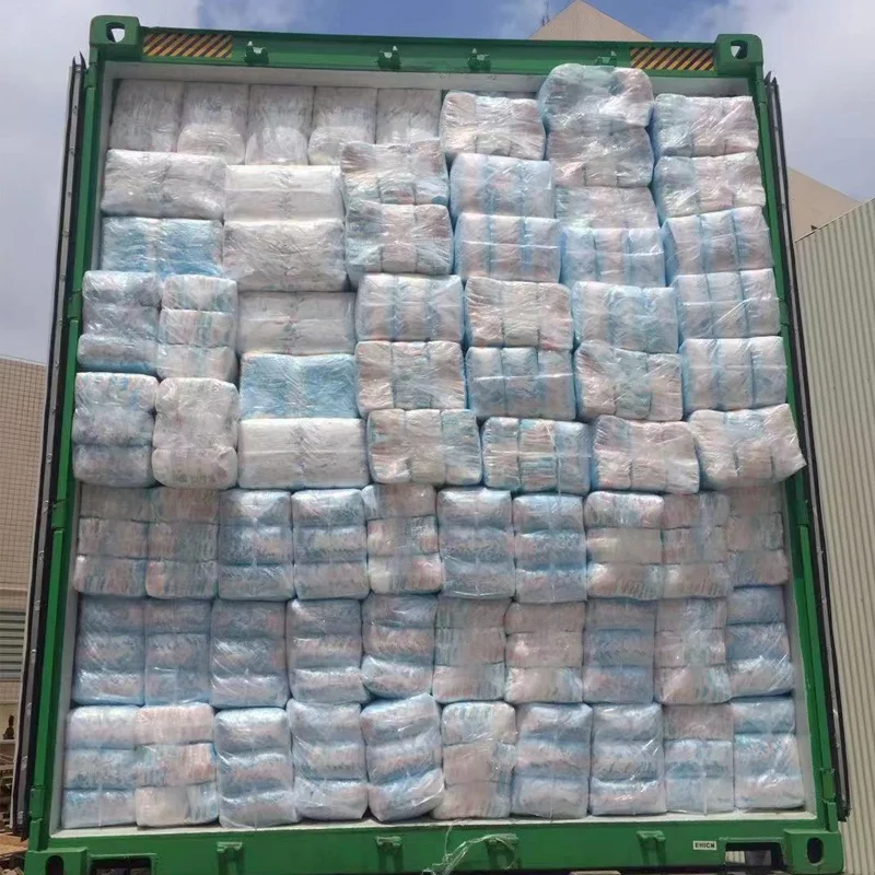 In Stock High Quality Disposable Sleepy Cotton Breathable Baby Diapers Manufacturer From China