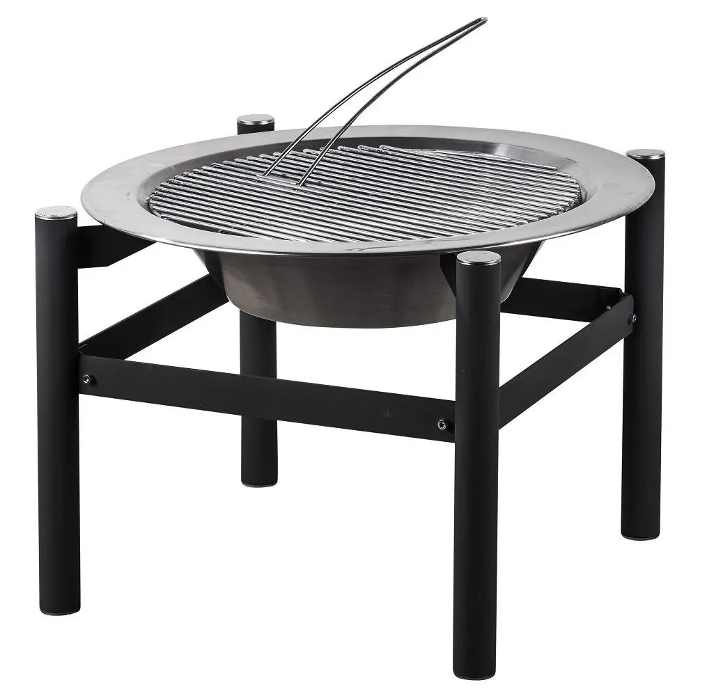 OL-F078-2 outdoor stainless steel bbq grill fire pit