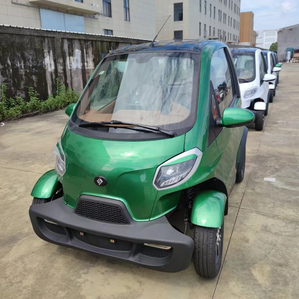 Joyebikes 4-Wheeled Electric Mini Car 2-Seater Covered Mobility Scooter with EEC Certification Brand Speed Carrito Electrico