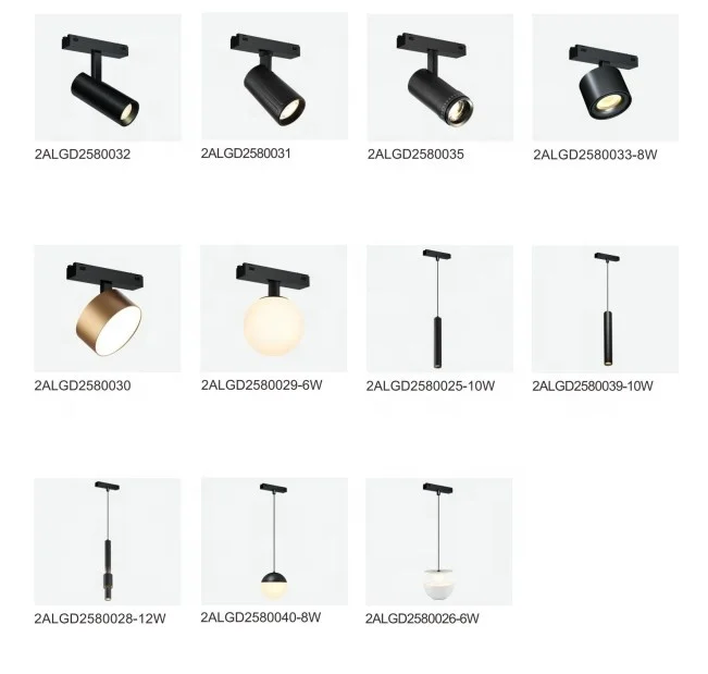 Super thin magnetic track surface mounted track light spot light adjustable beam angel 355 rotatable 3CCT store decoration light