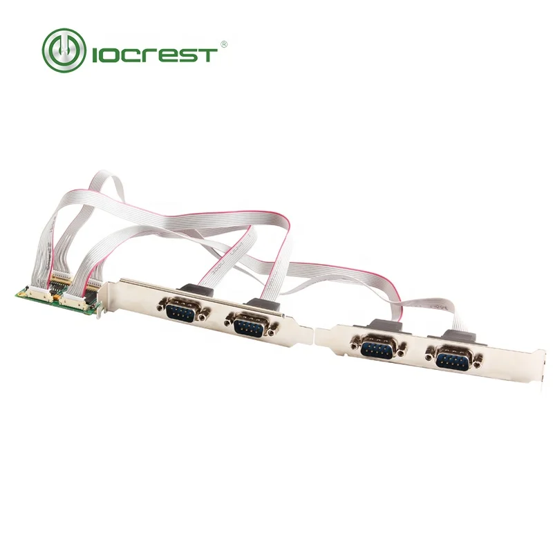  IOCREST mini PCI-E turn 4 port RS422/485 карта промышленного последовательного