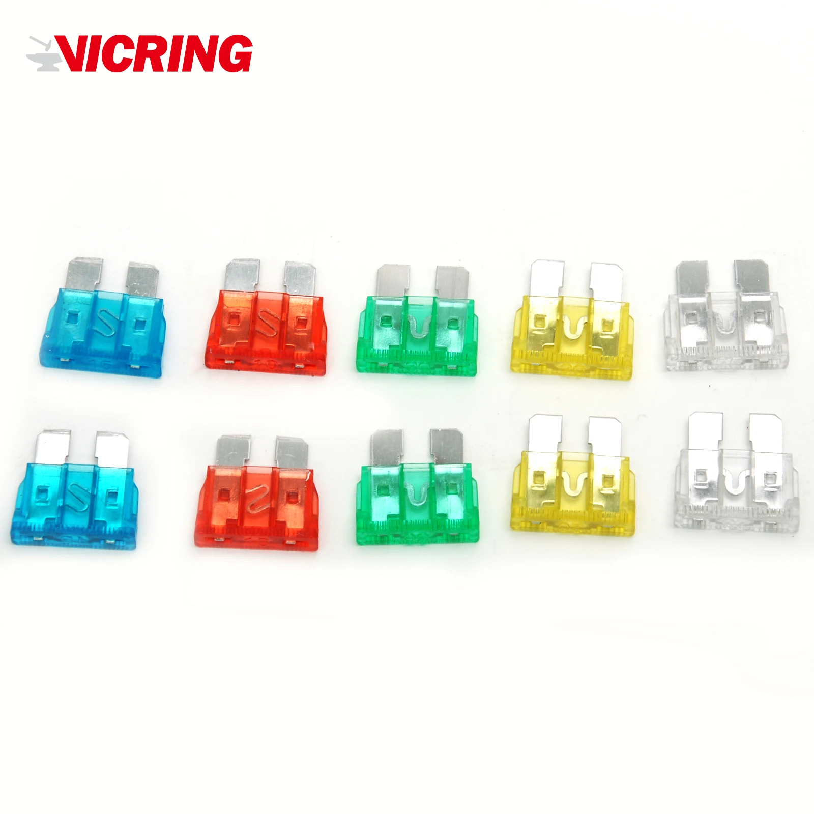 VICRING 10pc Auto Car Micro Mini Blade Fuse With Auto Tester