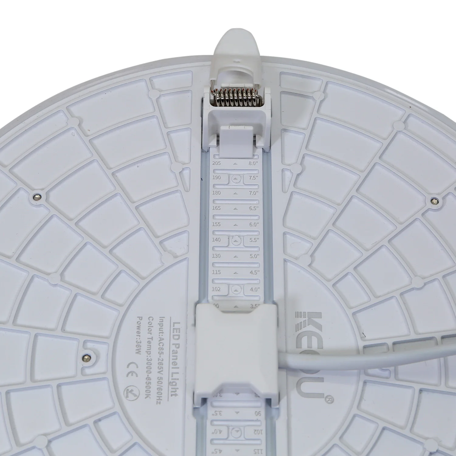 New Super bright Tricolor Smart dimmable hole size frameless led downlight round led panel 36W