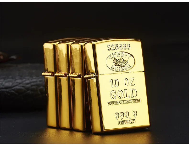 Hot Sale Gold vintage Metal Electric USB Lighters Double Arc Electronic Lighter