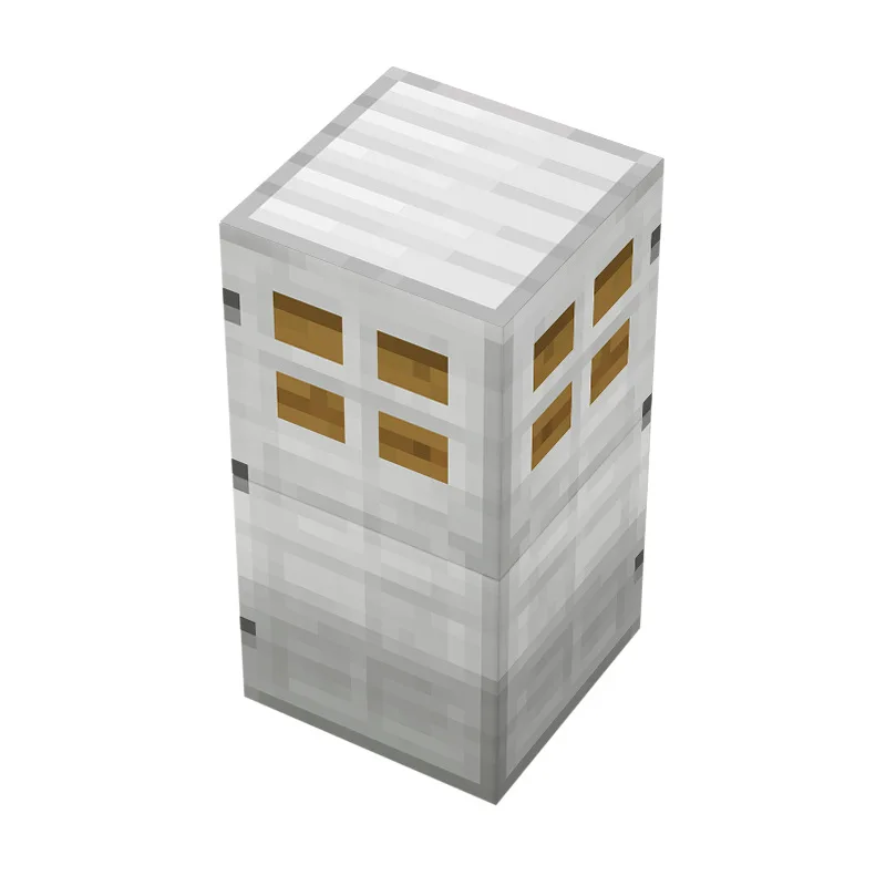 My World Magnetic building blocks Series Building Block Toy Accessories Birch/Dark Oak/Iron gate Toy bricks parts for 3D game