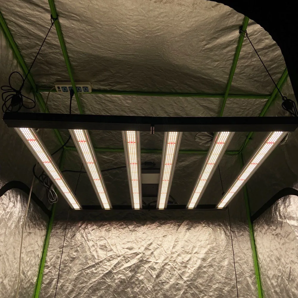 Luxgrow Dimmable 640w Foldable Pro Led Grow Light Hydroponic Samsung Medical Plant Flower Grow Light for Indoor Plants