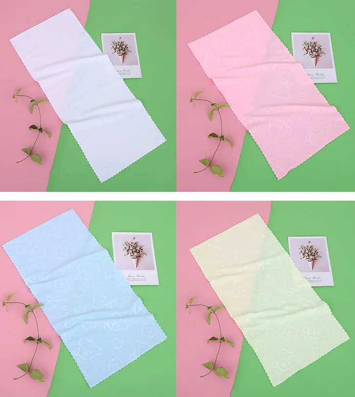 XIAOAO Manufacturer wholesale Microfiber 25*25cm Cleaning  terry towel and recycled towel