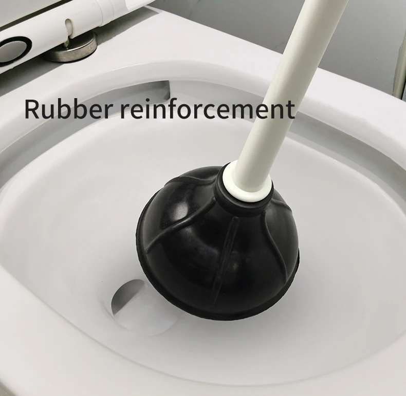 Modern Toilet Pump Double-sided Toilet Plunger with Thickened Rubber for Deep Cleaning