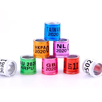 2020, принадлежности для голубей, 8 мм, аксессуары для голубей, кольцо для ног птиц