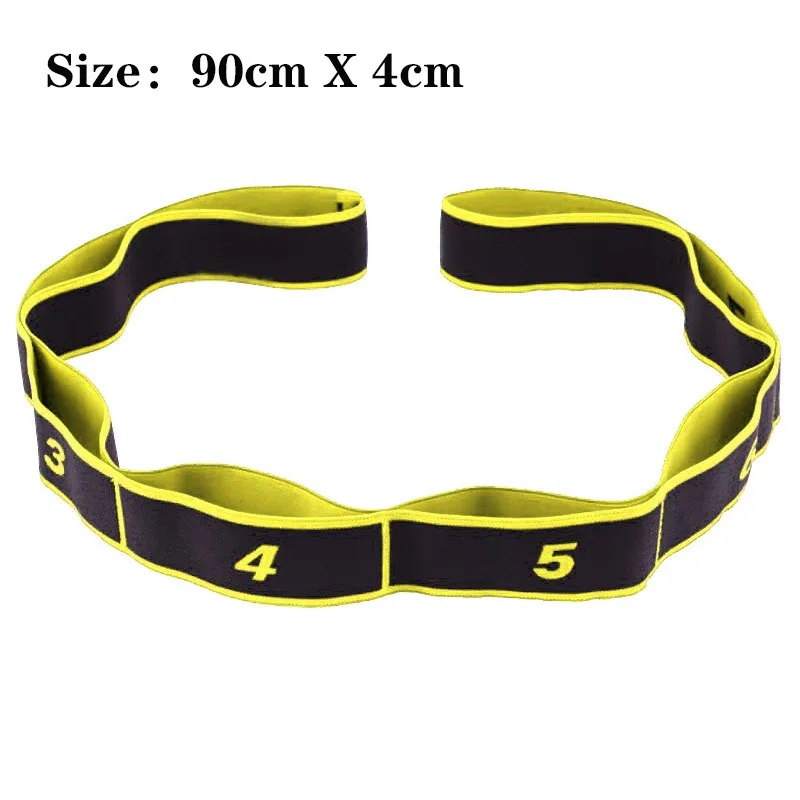Slimming Resistance Band Yoga Auxiliary Stretching Belt Adult Latin Training Elastic Bands Beginner Pilates Multi-Functional