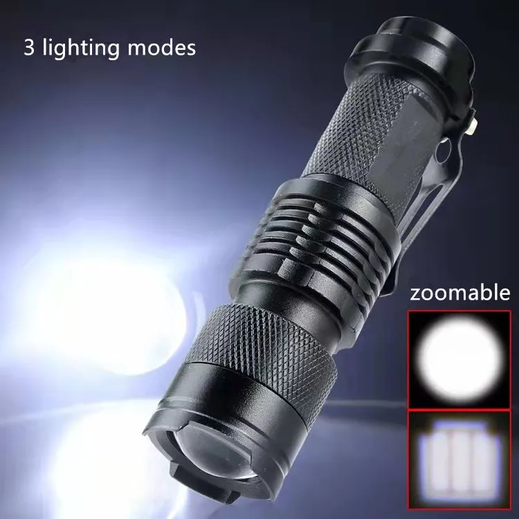 Wholesale Waterproof Aluminum Rechargeable Mini Torch Keychain Portable Linterna de Led Tactical Flashlight For Promotion Gift