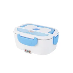 110V 220V Office School Use Electronic Heating Lunch Box Food Storage Warmer 1.05L Stainless Steel Portable Food Heater For Kids