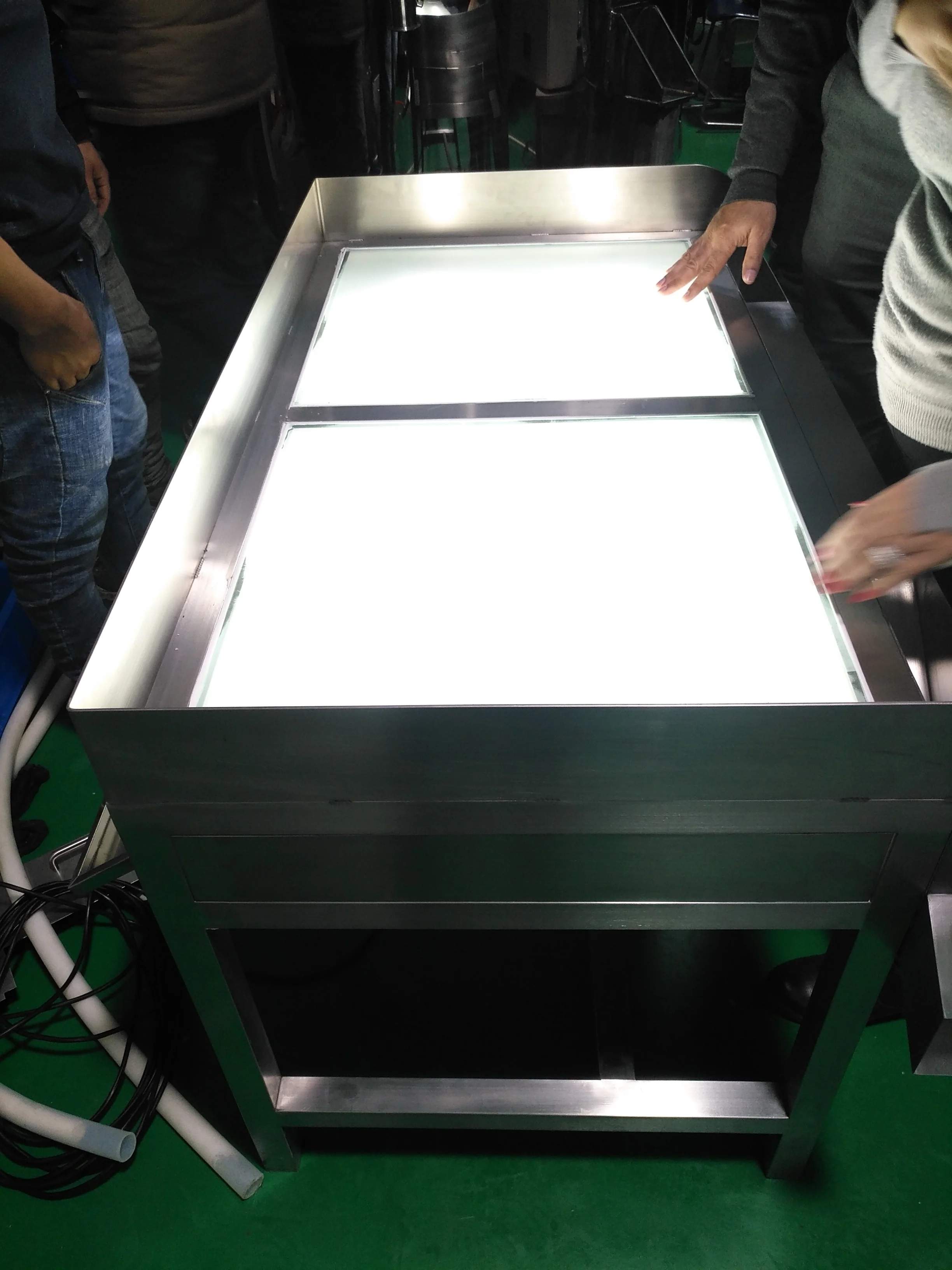 Inspection Station for softgel encapsulation line size shape checking