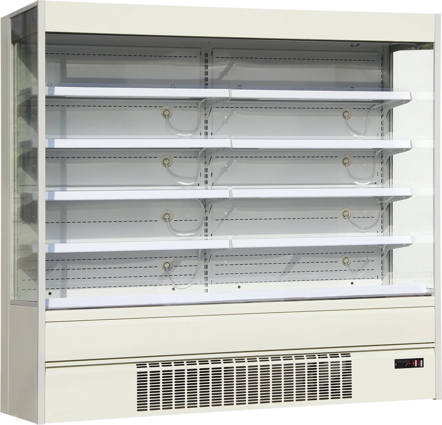 Commercial Supermarket Refrigerator Cooler Double-Temperature Open Air Display Case Single-Temperature Climate Type Air Cooling