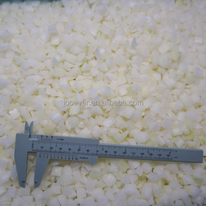BRC HACCP Certified Premium Raw Materials IQF Frozen Onion Dice Premium Quality Frozen Vegetables