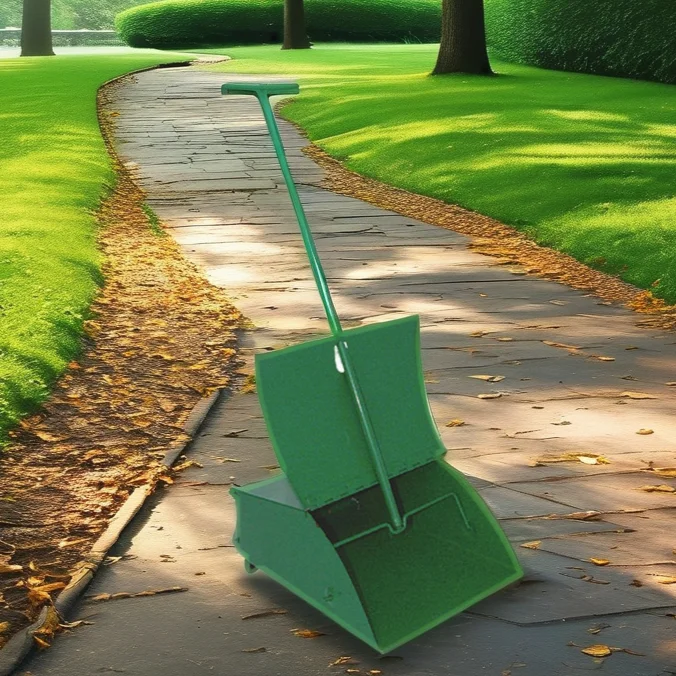 Iron Windproof Dustpan Property Sanitation Outdoor Cleaning Garbage Dustpans
