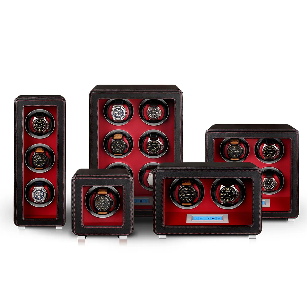 Driklux высокого класса 6 Watch Winder с возможностью остановки двигателя и тихими роторами