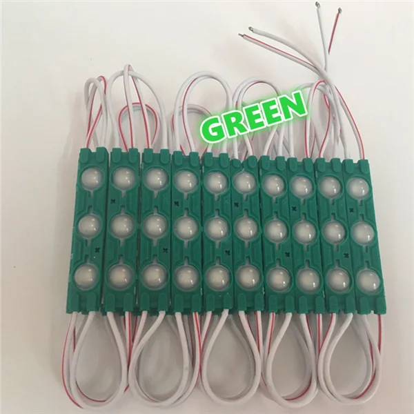 waterproof 2835 12V multicolor white/red/pink/blue colors 2835 1.5w light box LED module with lens for advertising