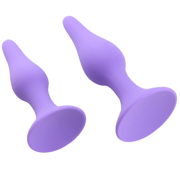Silicone anal plug,4pec set Difference Length anal toys,best butt plug for beginners