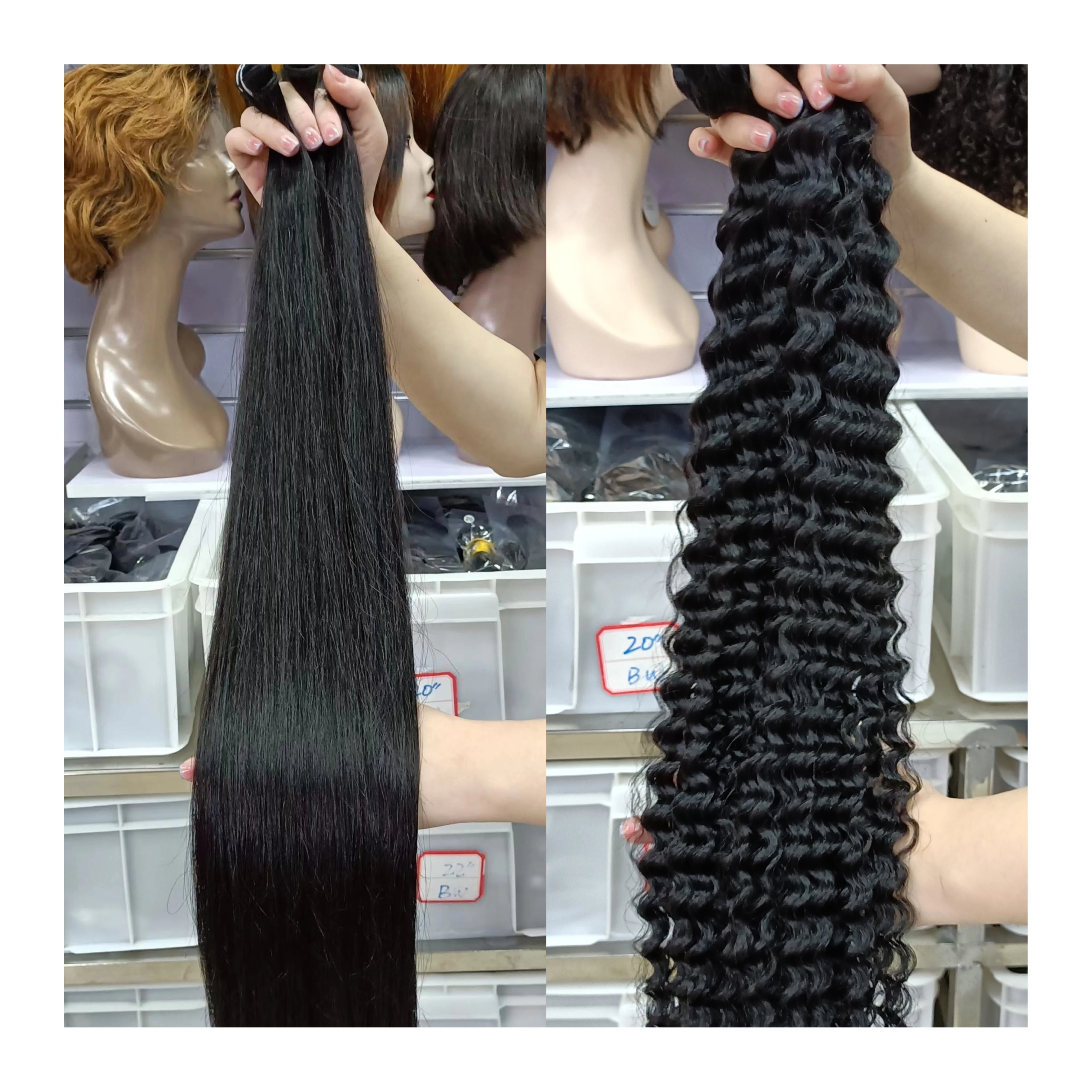 Wholesale Unprocessed Cuticle Aligned Straight Human Hair Bundles Peruvian Body Wave Bundles Hair Extensions