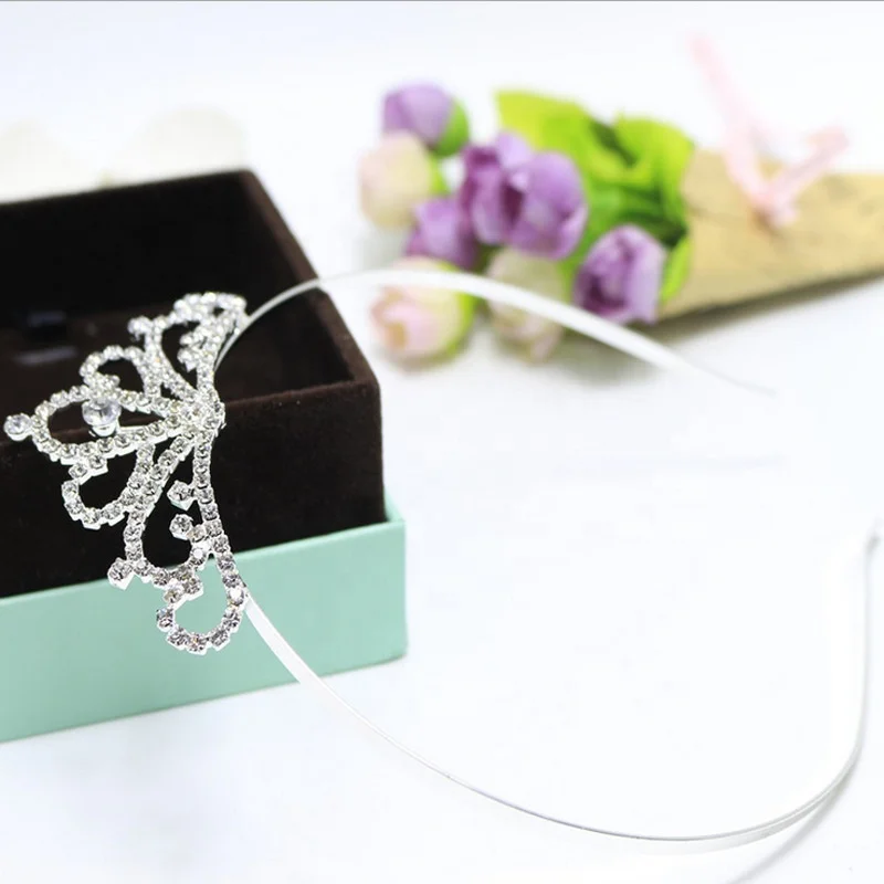 Hot Selling  Crystal Diamond Party Crowns Rhinestone Princess Crown For Girls