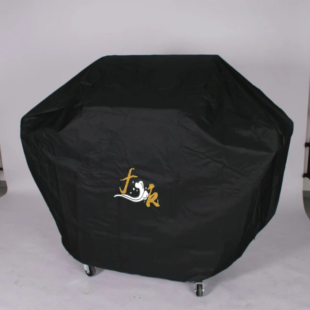Outdoor waterproof oven cover UV proof barbecue cover 420D Oxford cloth black barbecue frame cover