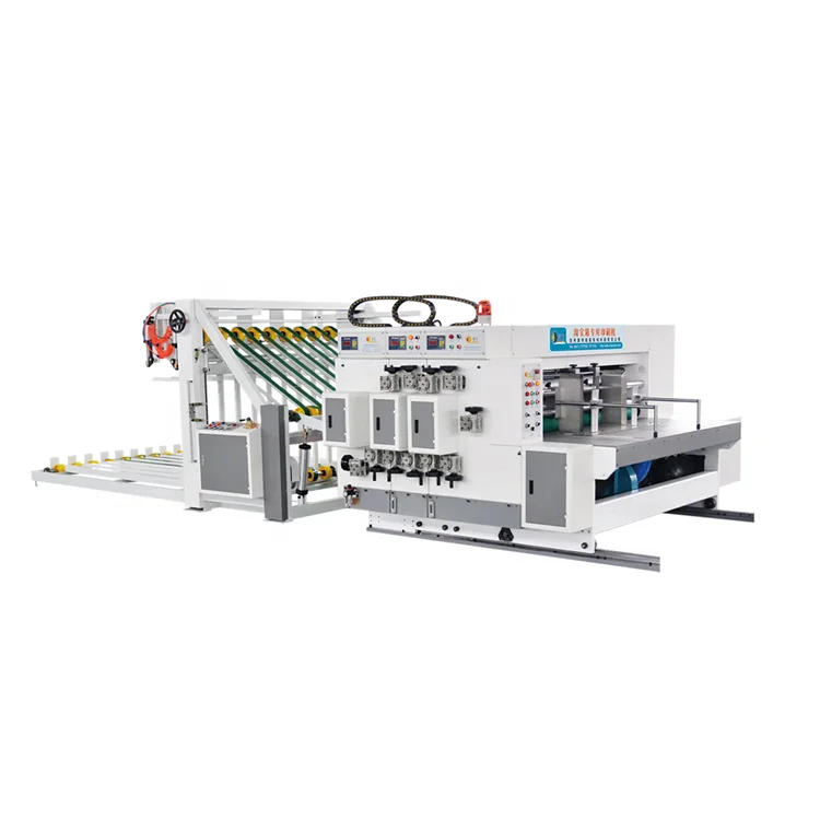 218 lead edge feeding printing slotting machine for corrugated box making