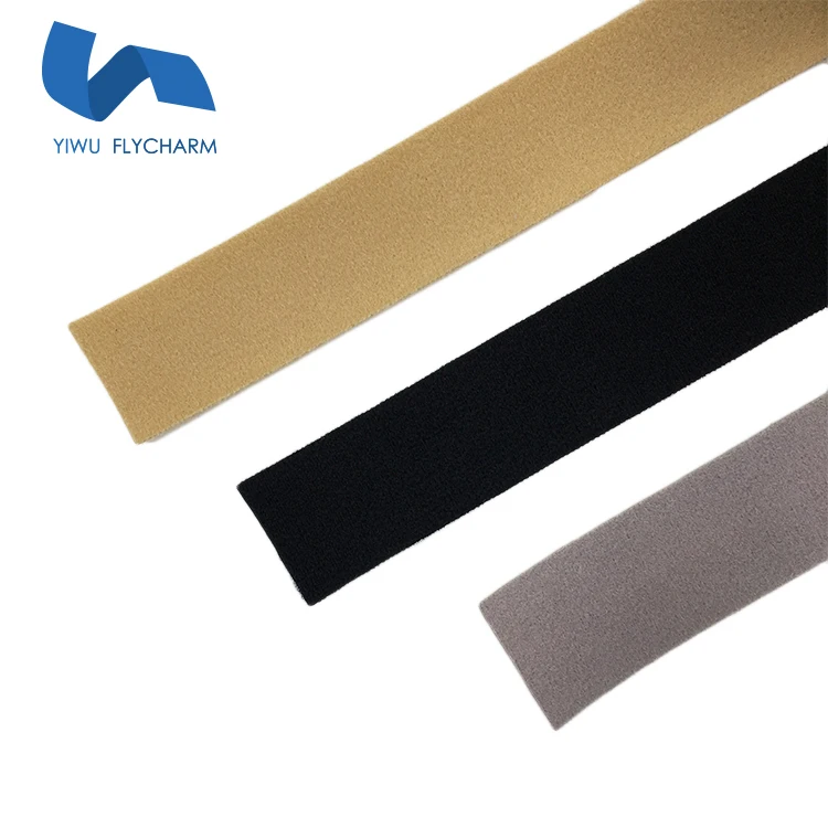 Прямая продажа с завода Yiwu, двусторонняя лента 38 мм черного/бежевого цвета для плечевого бандажа