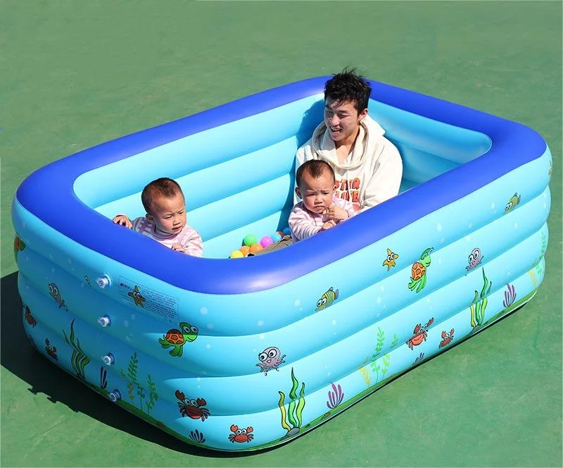 Custom Large Big Size Outdoor baby Swimming Pool Jacuzzi Piscina Inflatable Pool Set with Pump  Garden Bathing Pool