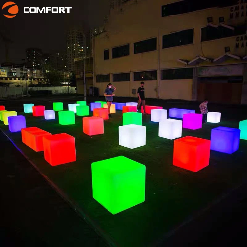 glowing led outdoor table hookah lounge event party night club plastic furniture led lighted bar table and chair sofa sets