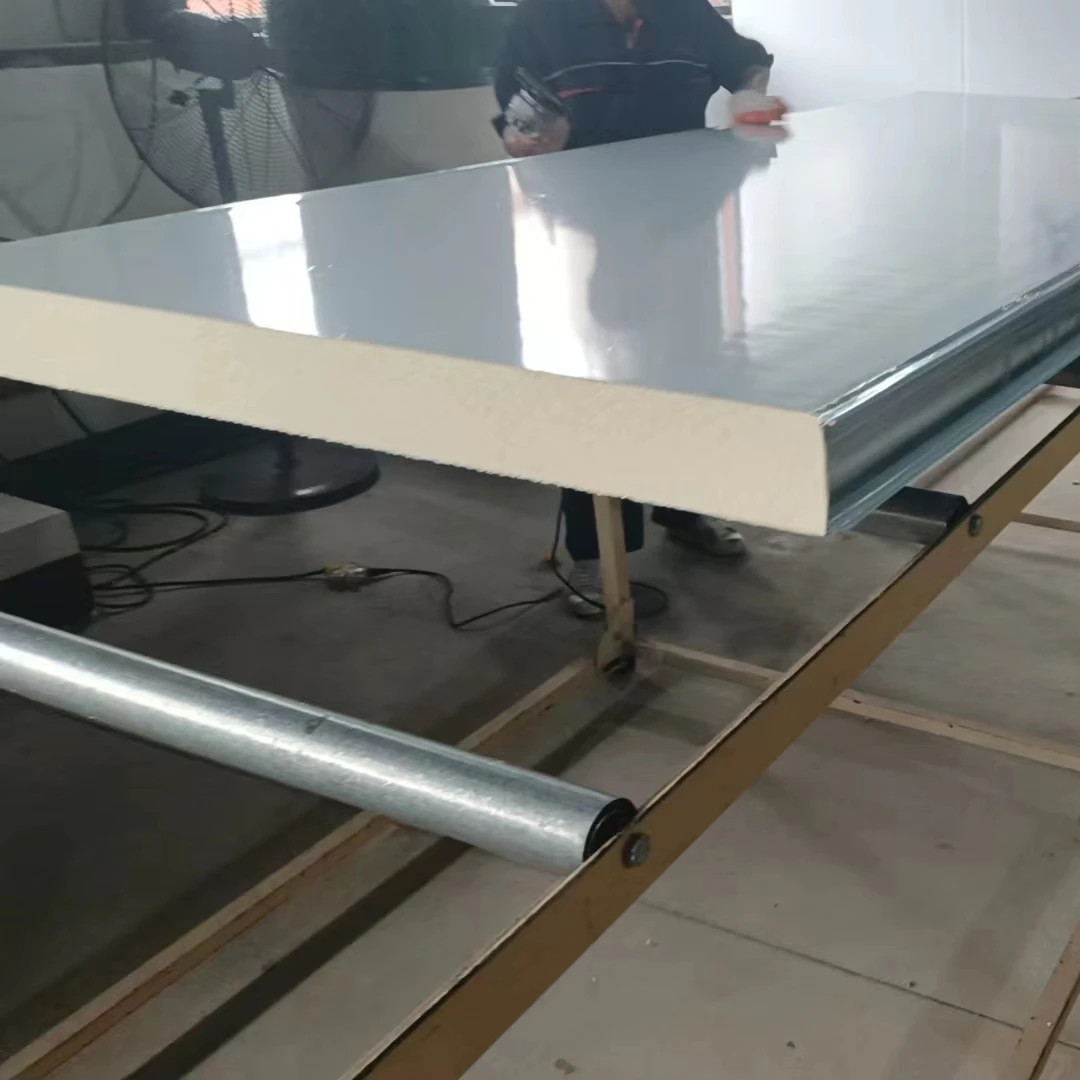 For Cold Room 50MM House Fire Decoration Exterior Wall Panel Insulation Cleanroom Roof Polyurethane Sandwich Panel