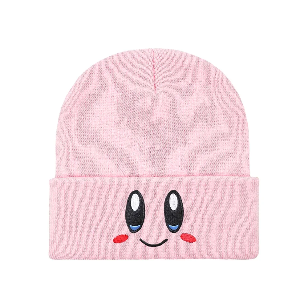 Custom Embroidery LOGO 100% Acrylic Adult  Beanie Winter Knitted Hat with pom pom