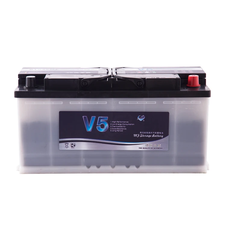 12V MF DIN61042 110AH super power high quality auto lead acid car battery
