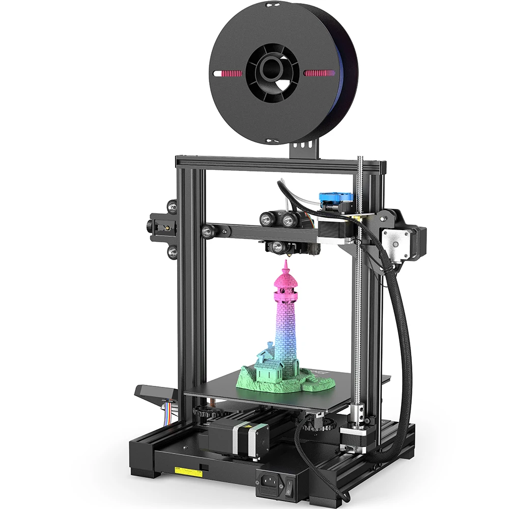 Новый креативный Ender-3 V2 NEO Creality 3d принтер 3D печатная машина 220*220*250 мм 3dprinter Обновление от ender3 v2 impresora