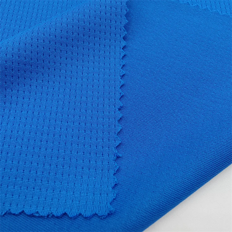 Chinese Supplier Basketball Jersey Fabric 145Gsm Honeycomb Jacquard 100% Polyester Stretch Jacquard Fabric