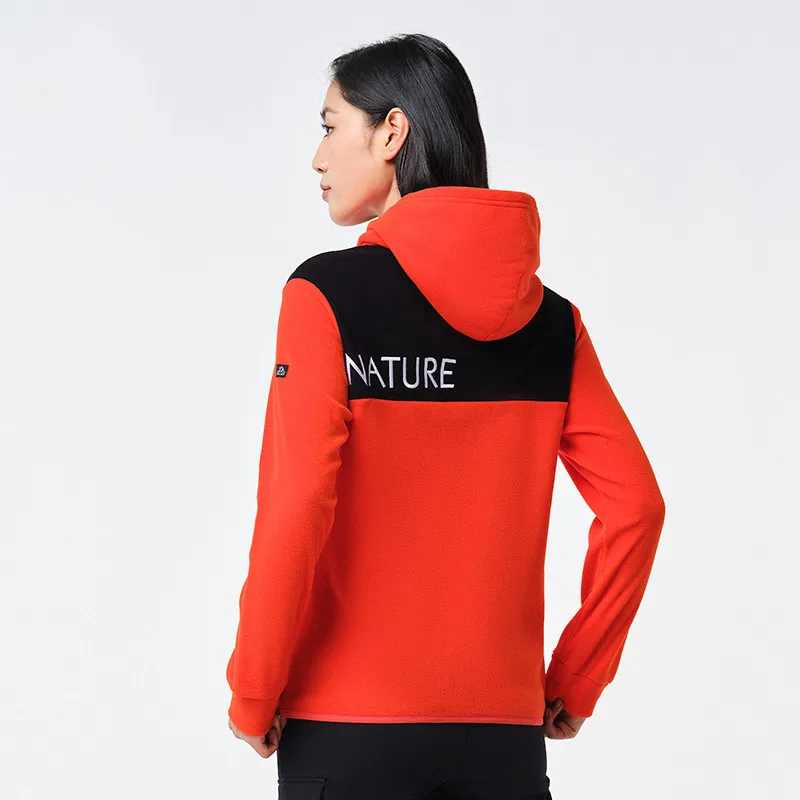 Eco-friendly hot selling 100% polyester hoodie outdoor sports POLARTEC fleece jacket warm