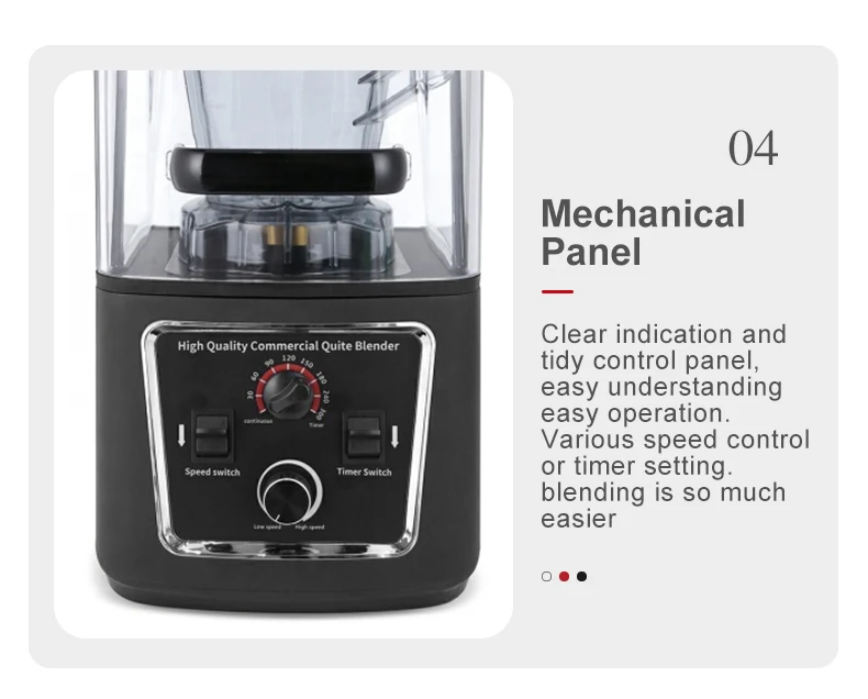 Multifunctional Hot Sale Blender Juicer Kitchen Use Commercial Blender