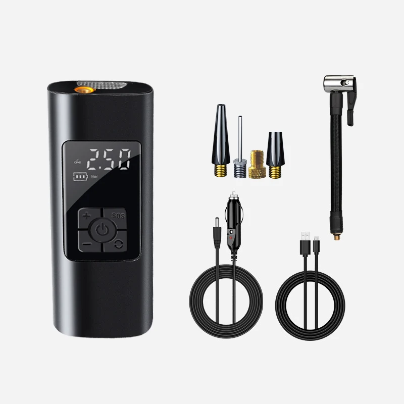 Hot Selling 12V Mini Air Pump Wireless Charging Compact Portable Car Air Pump Fast Charging