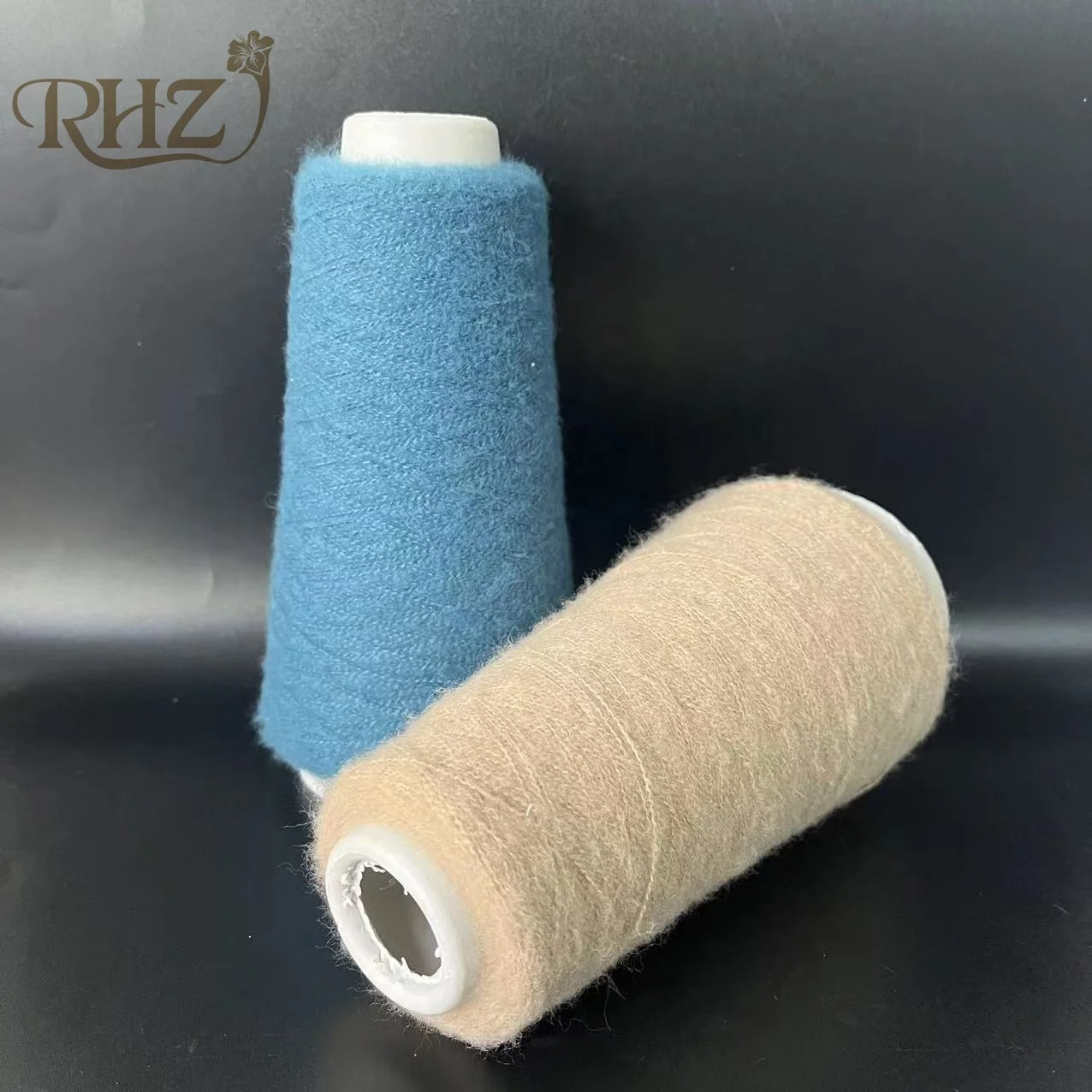 RHZ 9NM/1 100%Polyester Brush Yarn for knitting