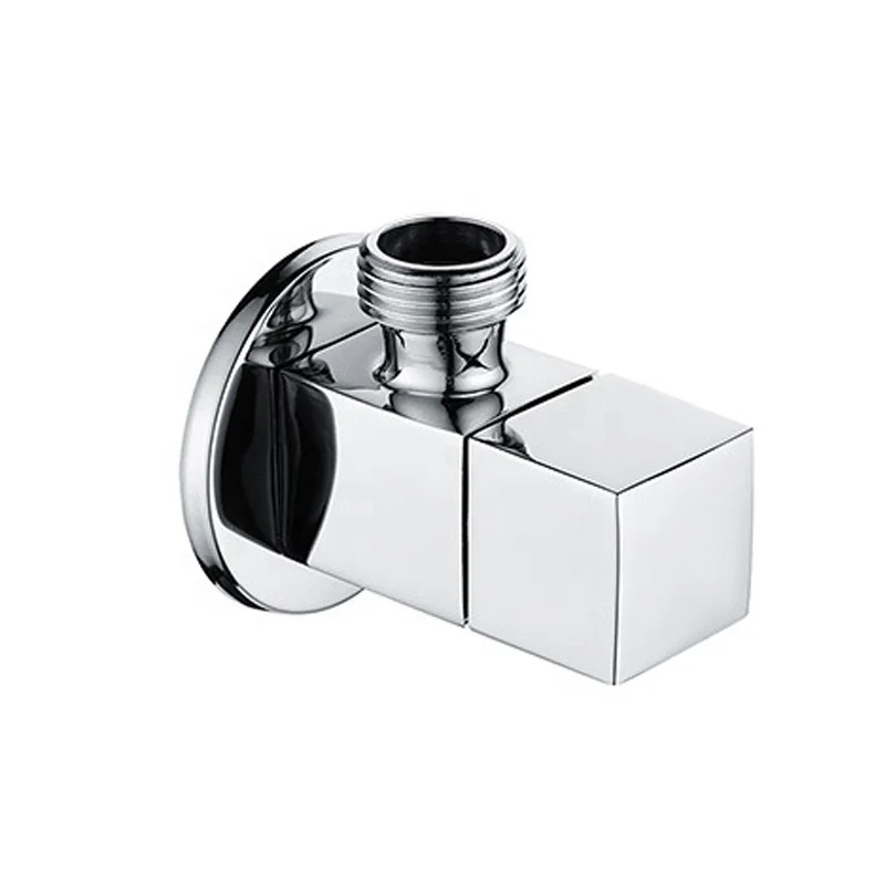 Hot Selling Gold Plating Brass Toilet Washing Machine 1/4 Turn 90 Degree Water Angle Valve