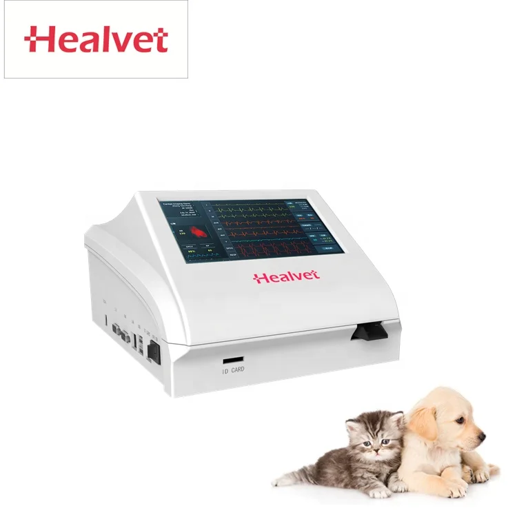 Healvet Cats Dogs Use HV-FIA 3000 T4/TSH/Cortisol/Prog/CRP/SAA/D-Dimer/HbA1c Test Vet Fluorescence Quantitative Analyzer