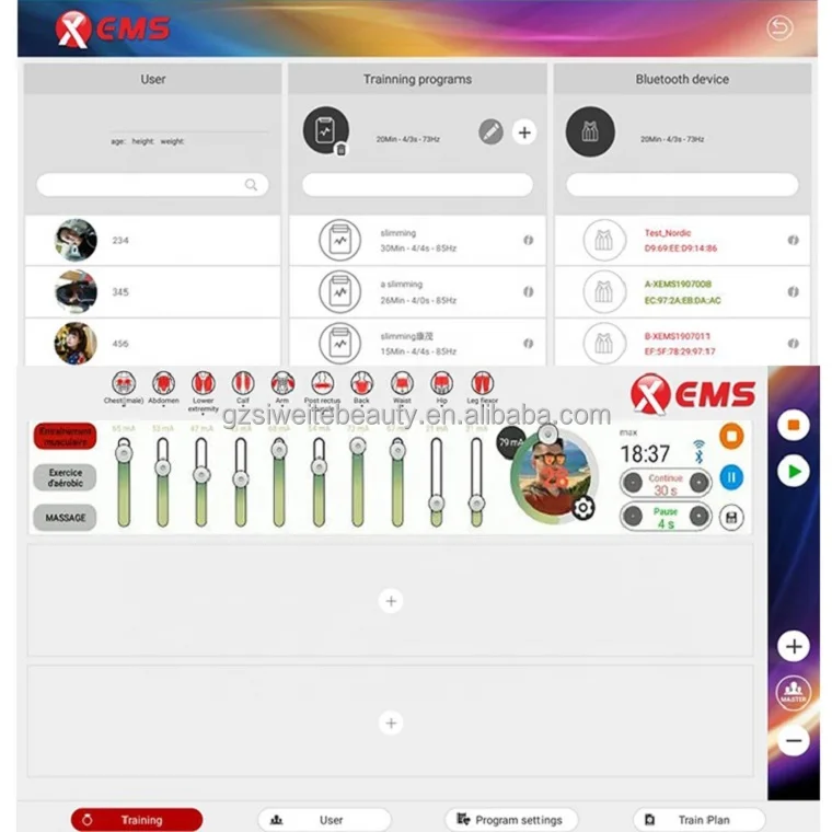 Новый продукт Ems для умной фитнес-системы