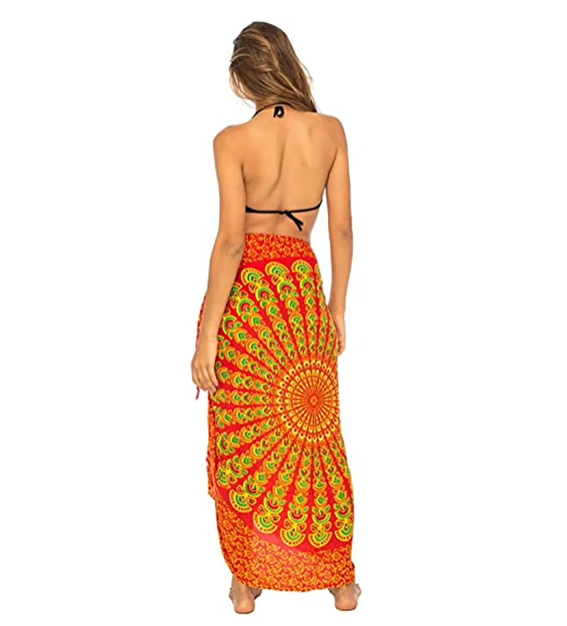 
Hawaii design hot sale beach sarong pareo indian cotton pareo beach scarf sarong wrap dupatt 