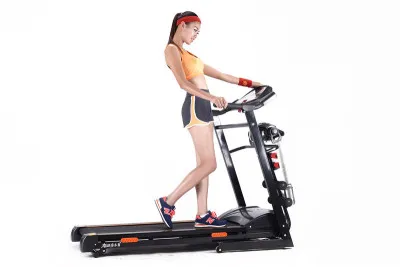 Indoor Family Home Trainer Running Multi-functional Folding Electric Treadmill Machine Gym Equipment Trainer Running Fitness