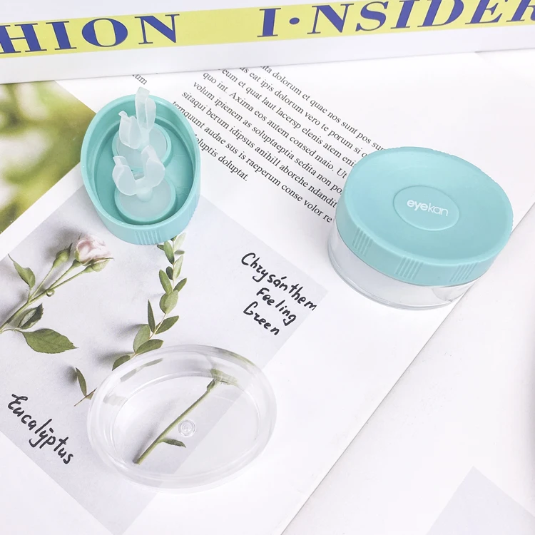 Wholesale RGP contact lens boxes A.B. Solution Case Customize Rigid lenses cleaner case storage boxes