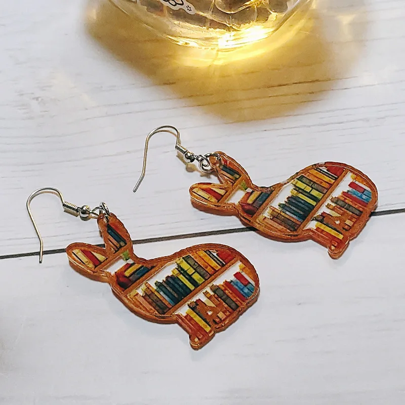 Hot Selling Acrylic Animal earrings cartoon rabbit cat dog bird goat cloud earrings