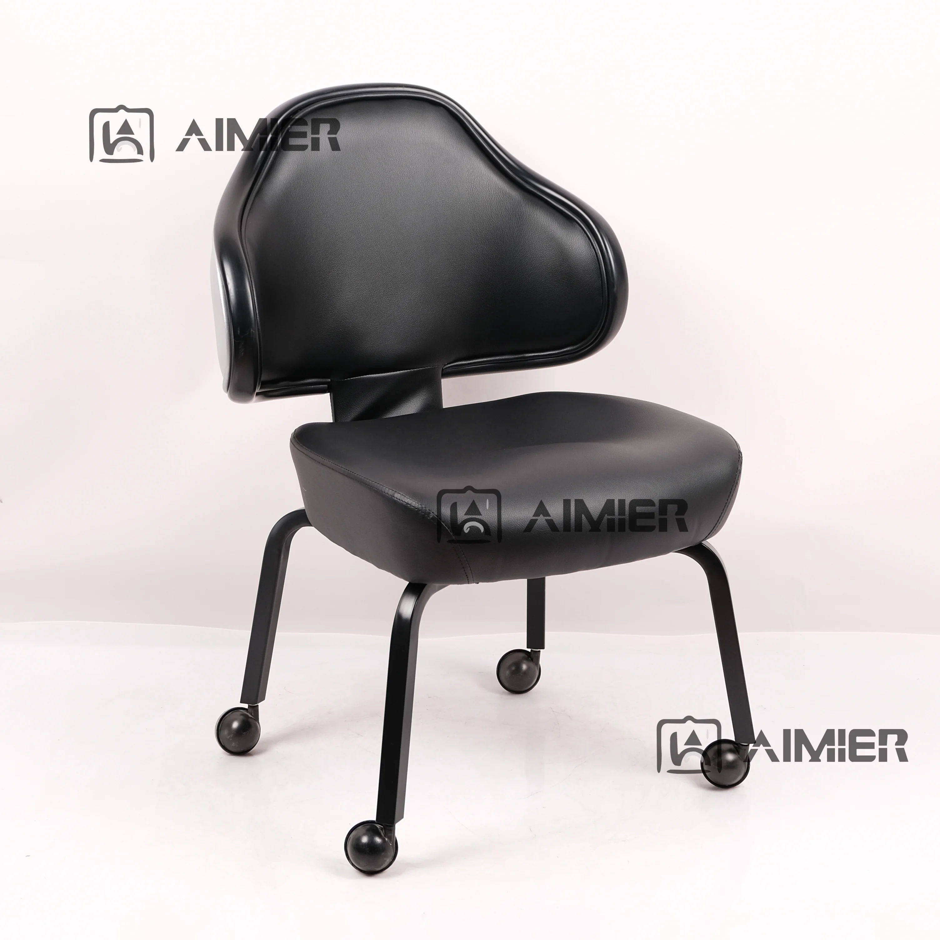 Custom Suppliers Casino Chairs Modern Style Height Adjustable Swivel Thick Black Leather Chairs For Slot