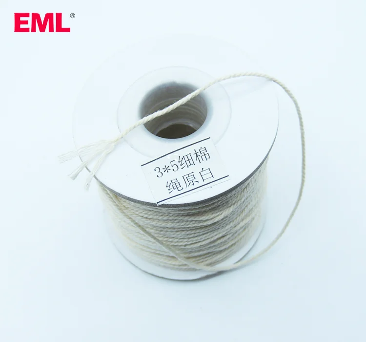 Hot Sale elastic thread jump rope natural white twisted cord polyester Macrame Cord for wholesale