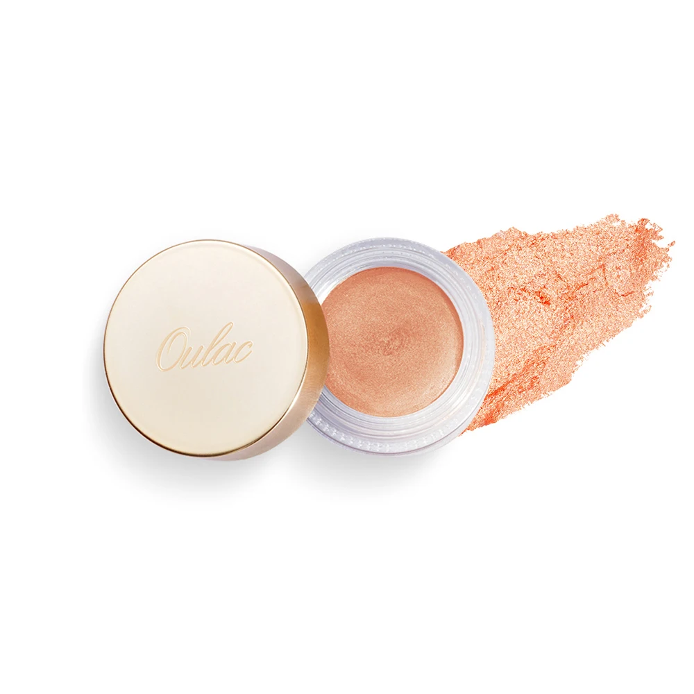 OULAC skin to skin eye cosmetics single cream eyeshadow cruetly free vegan makeup cream color Pink Flamingo